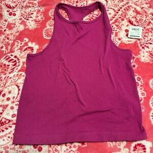 Free People Magenta Racerback Tank